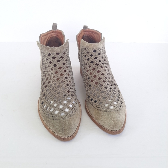 Jeffrey Campbell Taggart Perforated Leather Ankle Boot - Picture 8 of 12